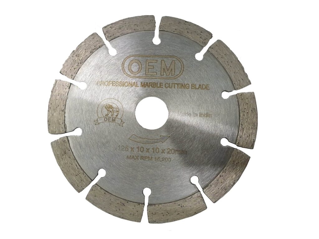 OEM Marble Cutting Blade 4" /100mm Hot Pressed Segment (Set of 5) OEM