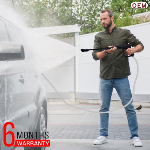 High-pressure washer gun attachment for electric pressure washer – ideal for vehicles and outdoor cleaning