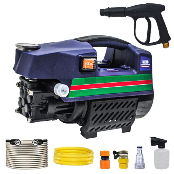 OEM 2000W electric pressure washer machine with induction motor for home and car cleaning