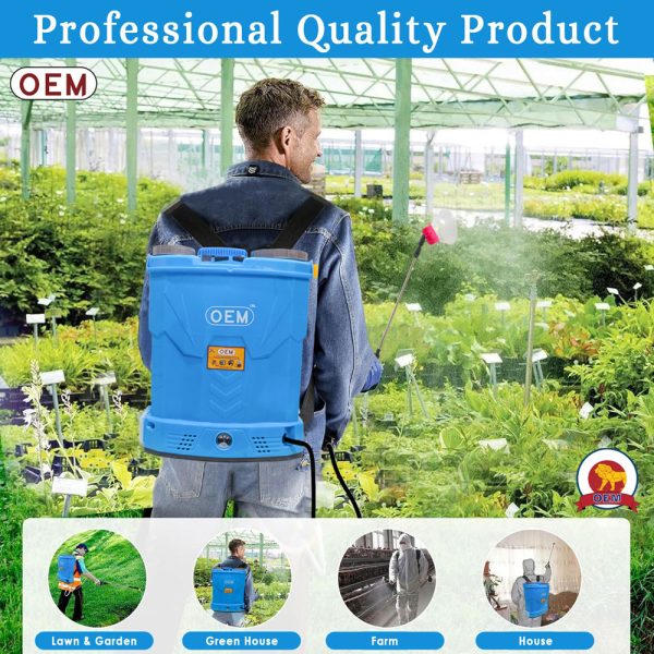 OEM 12V12A 18L Battery Sprayer in Use for Farming and Gardening