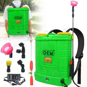 OEM YUVA Double Motor 20L Battery Operated Knapsack Sprayer with 12V14A Big Battery