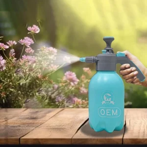 OEM Blue 2L Hand Pressure Sprayer for gardening use with fine mist spray