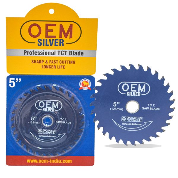 OEM Professional Quality TCT Blade (Suitable For Wood, Aluminium) Long Life Fast Cutting (Hogh Quality Tips) SIZE: (5 * 30 (5inch /125MM 30 Teeth), 10)