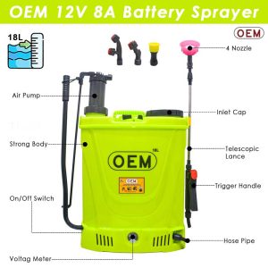 Battery Operated Knapsack Sprayer 12V8A Product Details