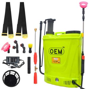 OEM 18L High Pressure Battery Operated Knapsack Sprayer 12v8a 2in1
