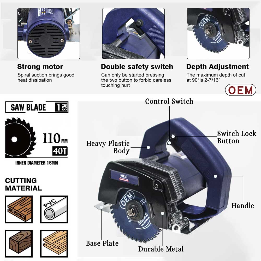 oem 1240w 4 inch 110mm cm4sa marble cutter parts details