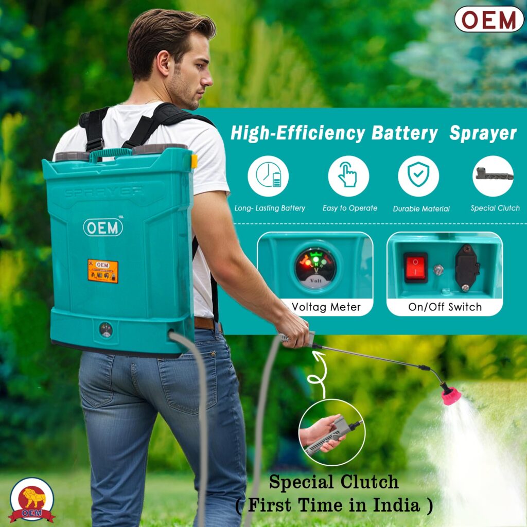 OEM Special Clutch Battery Operated Knapsack Sprayer 12V14A 18L – High ...