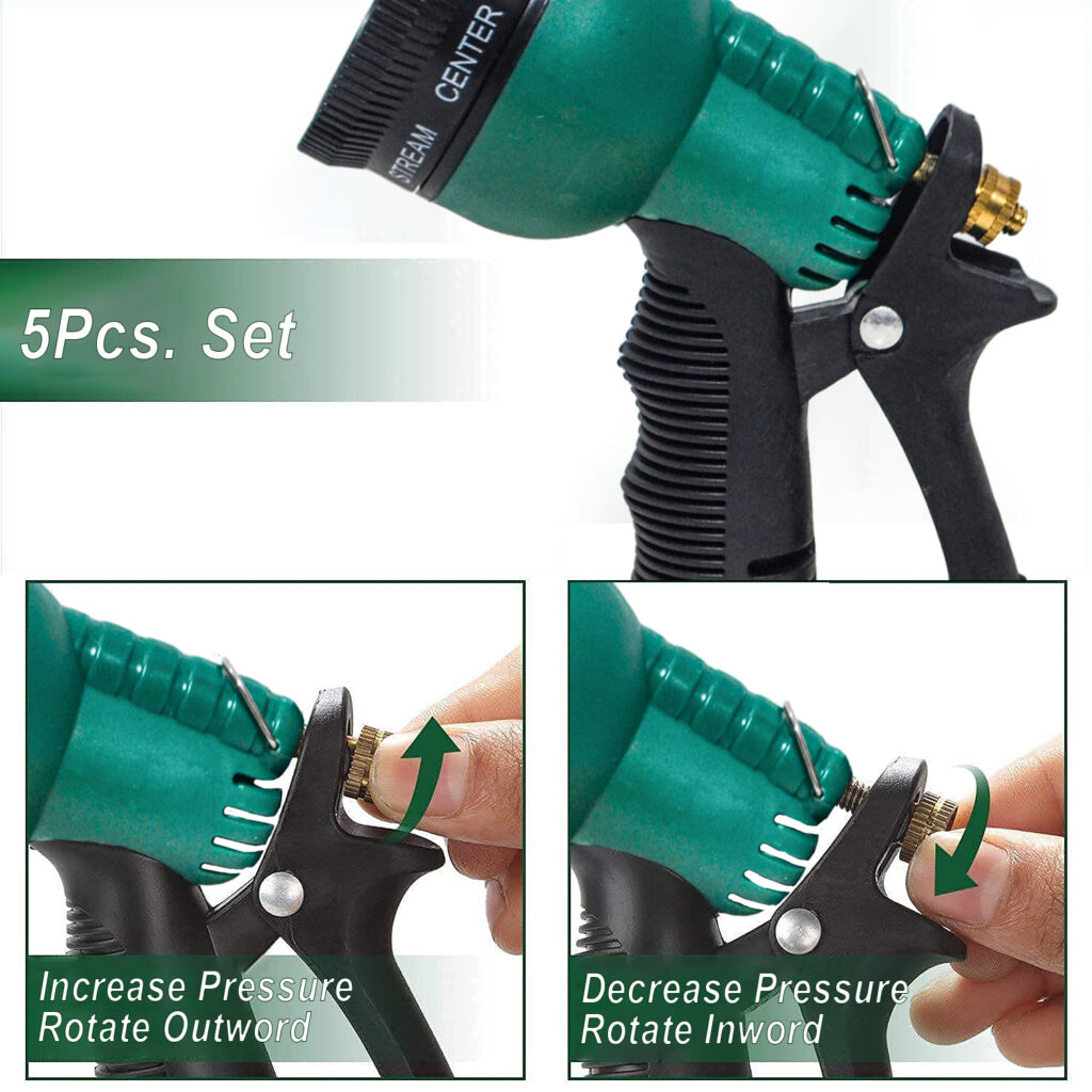 Garden Hose 8 Pattern High Pressure Garden Hose Nozzle Water Spray Gun