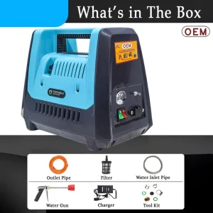 OEM 12V14A Portable Double Motor Battery Sprayer Box Contents