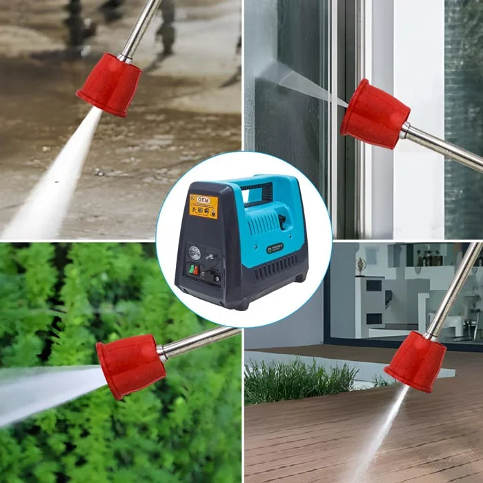 OEM Portable Double Motor Battery Sprayer In Use