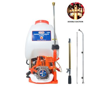 A image of OEM 25L Double Suction Backpack Power Sprayer – 139F Engine with Italian Gun (4-Stroke)