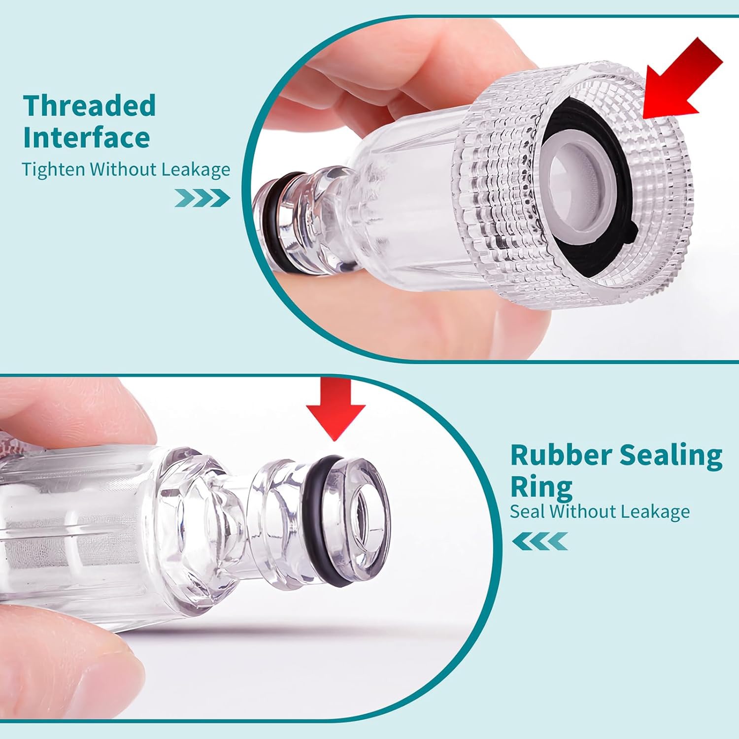 HPD Shakti Inlet Filter For Pressure Washer Universal Hose Connector Accessory Suitable for All Type of Pressure washers, Leak-Proof Rubber Ring – for Garden, Car Wash, Home, Multi-Brand Compatible - Image 6