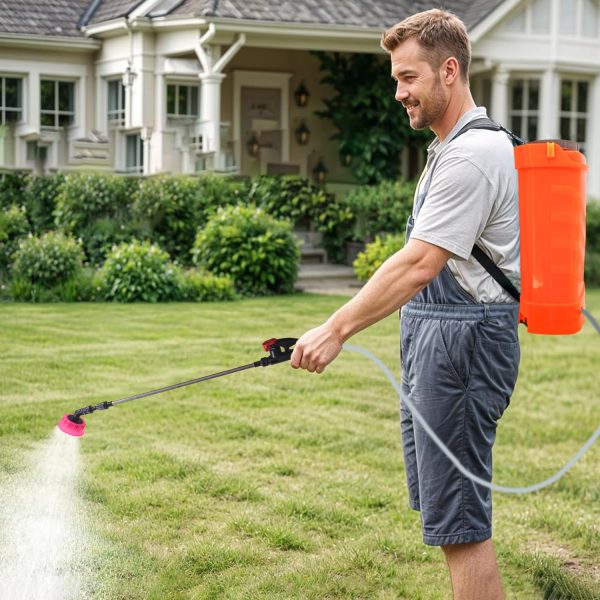 Stainless Steel Sprayer Kit – 5-Piece Set with 3 Nozzles, Gun Connector, Washer & double 8-Hole Flower Nozzle – Garden & Cleaning Accessory - Image 3