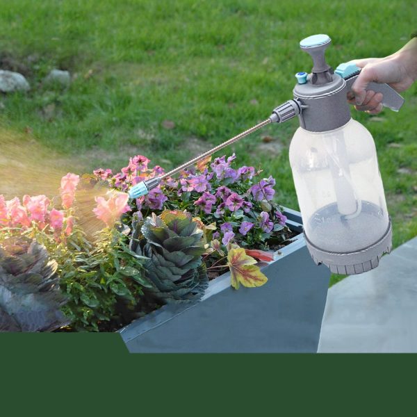 OEM 2 Litre Blue Manual Hand Pressure Sprayer Pump – Durable Garden & Indoor Spray Bottle with Brass Nozzle, Extension Rode, Adjustable Mist & Easy Use - Image 5