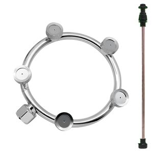 OEM Stainless Steel Misting Ring Nozzle with Extendable Lance – Durable Atomizing Sprayer for Garden, Lawn, Patio, and Efficient Water-Saving Irrigation Systems
