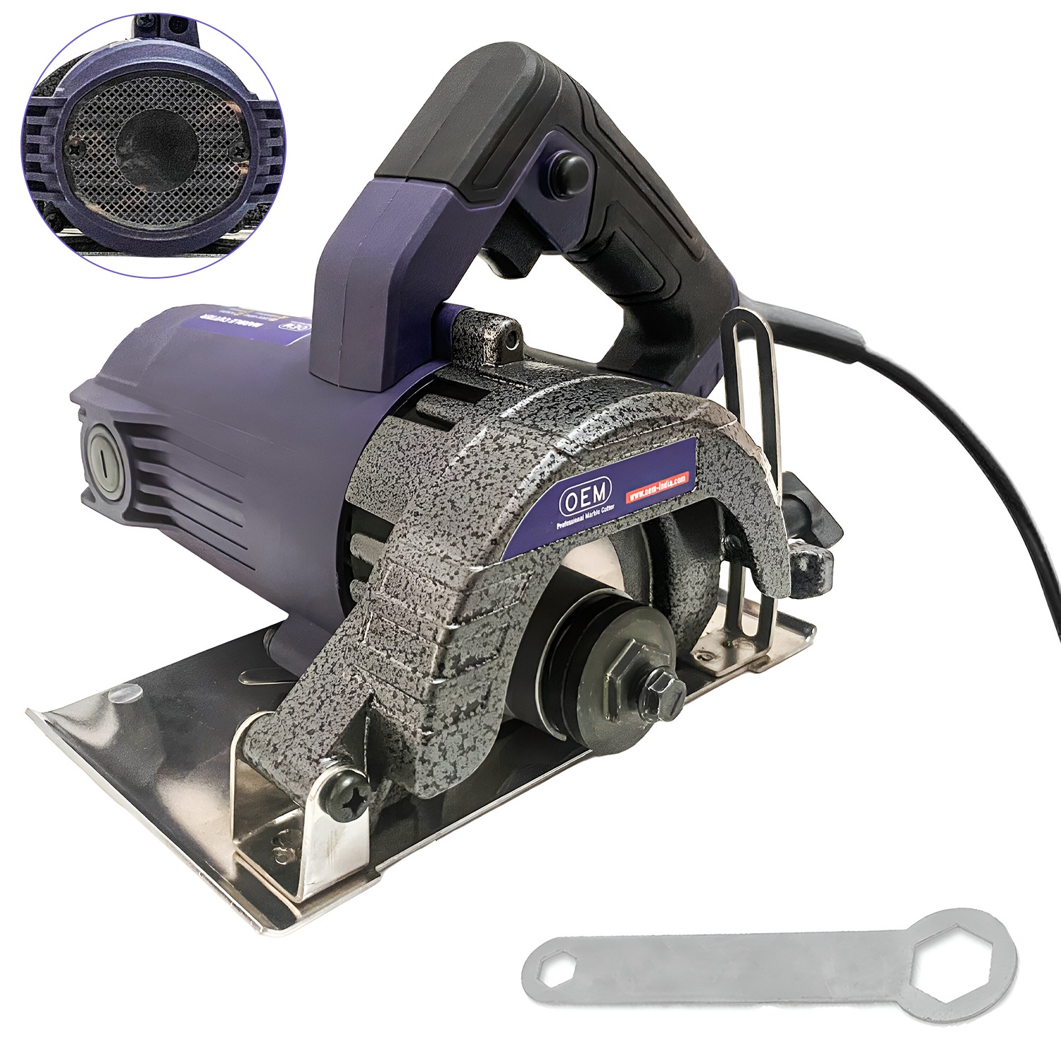 OEM Professional Marble Cutter 4-Inch 1240W | 13,000 RPM High-Speed Cutting Machine | 6-Month Warranty | Heavy-Duty Electric Cutter for Marble, Tile | CM4SAPRO (Blade Not Included)