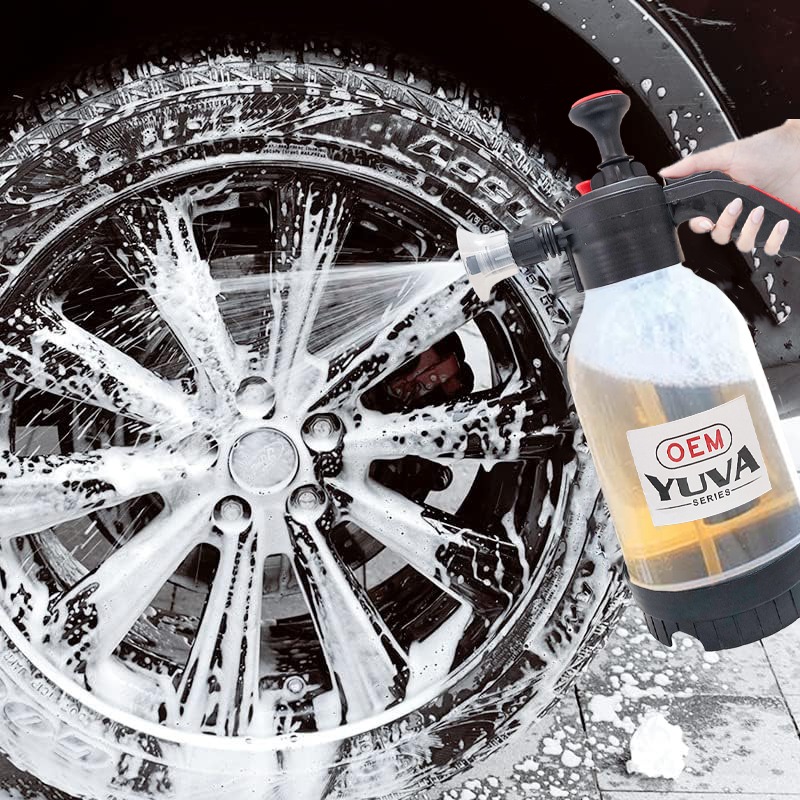 OEM 2L Foam Sprayer for Car Washing | Hand Pressure Snow Foam Pump Bottle | Trigger Lock Button | Adjustable Spray Nozzle | High Pressure Cleaning for Car, Bike, Garden & Home - Image 7