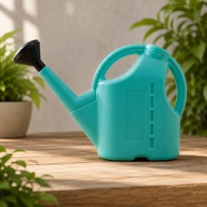 OEM 5L Watering Can for Plants | Plastic Water Can with Long Spout & Detachable Shower Head | Ideal for Indoor & Outdoor Plants, Balconies, Terraces & Home Gardens - Teal Green